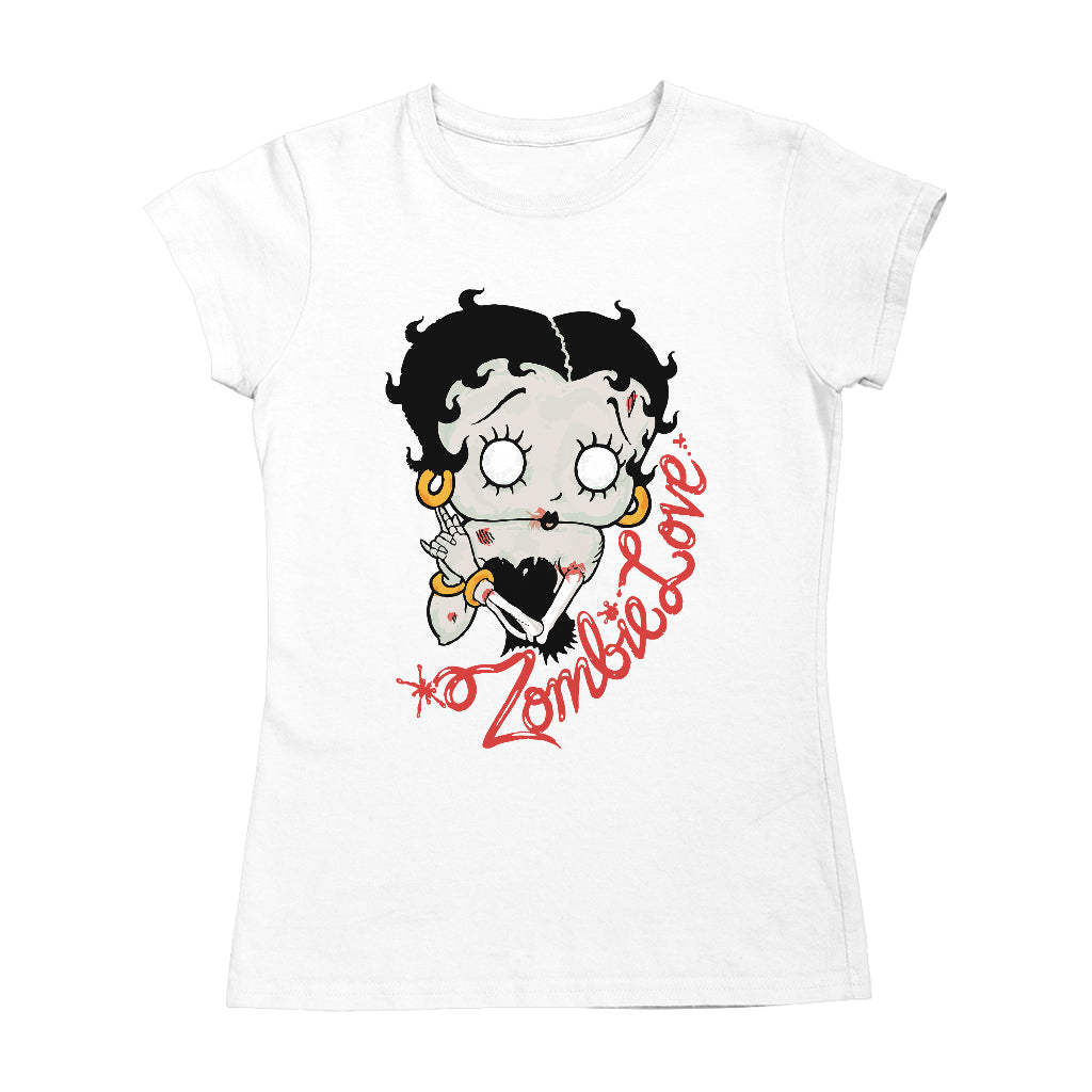Betty Boop Zombie Love Halloween Women's T-Shirt