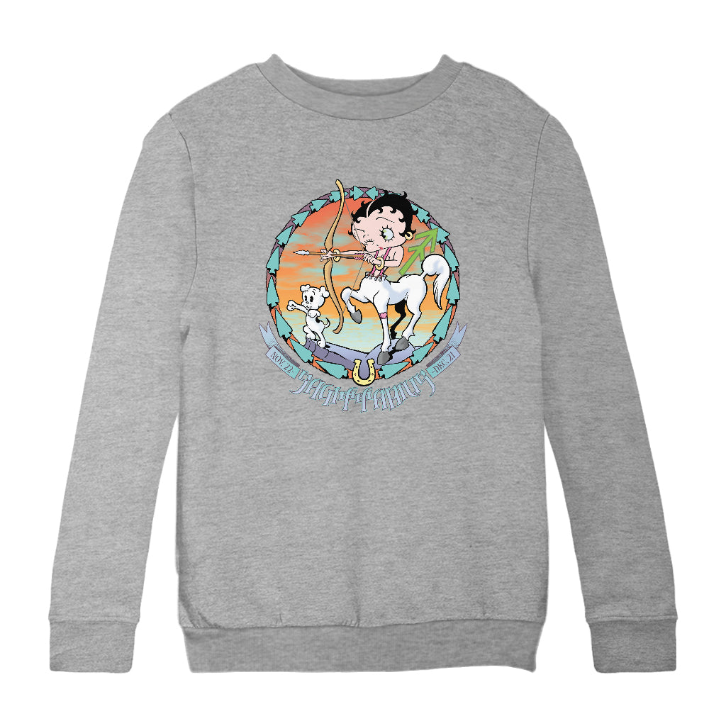 Horoscope Sagittarius Zodiac Kids Sweatshirt