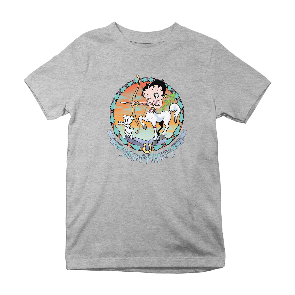 Horoscope Sagittarius Zodiac Kids T-Shirt