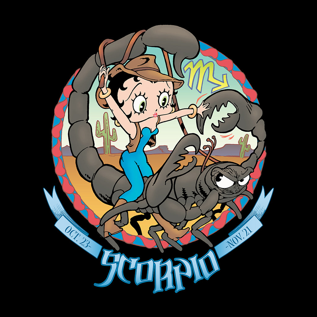Betty Boop Scorpio Astrological Sign Kids T-Shirt-Betty Boop Shop