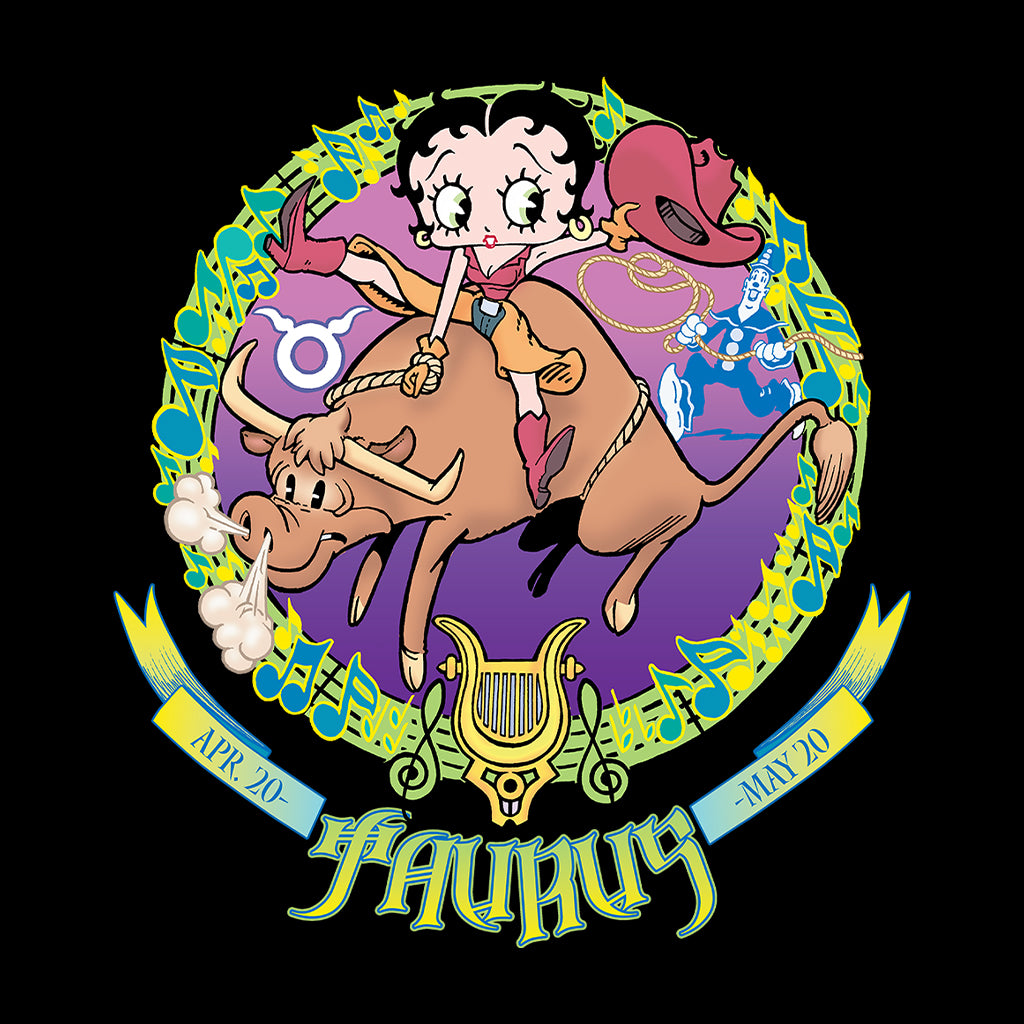 Betty Boop Taurus Astrological Sign Kids Sweatshirt-Betty Boop Shop