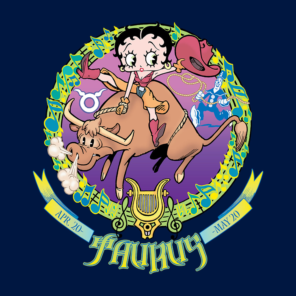 Betty Boop Taurus Astrological Sign Women's T-Shirt-Betty Boop Shop