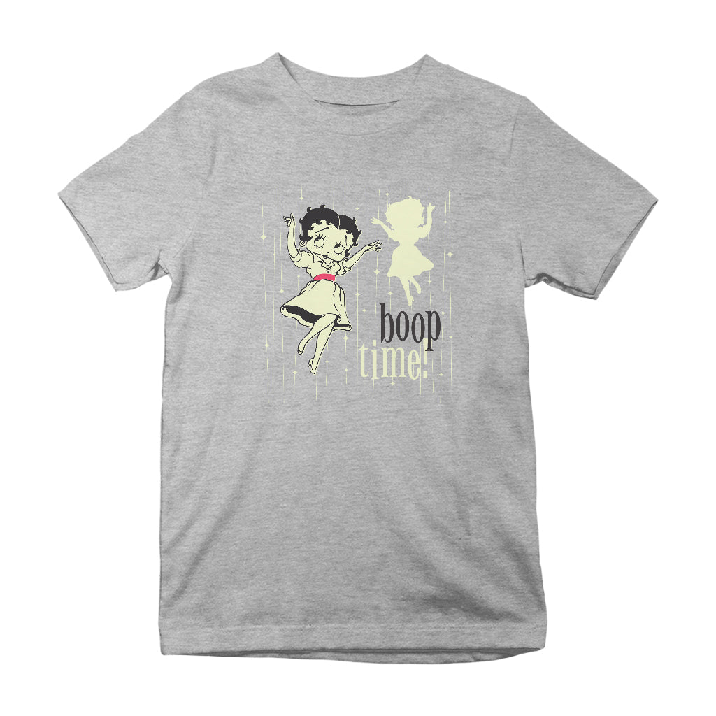 Betty Boop Boop Time 1950's Style Art Kids T-Shirt