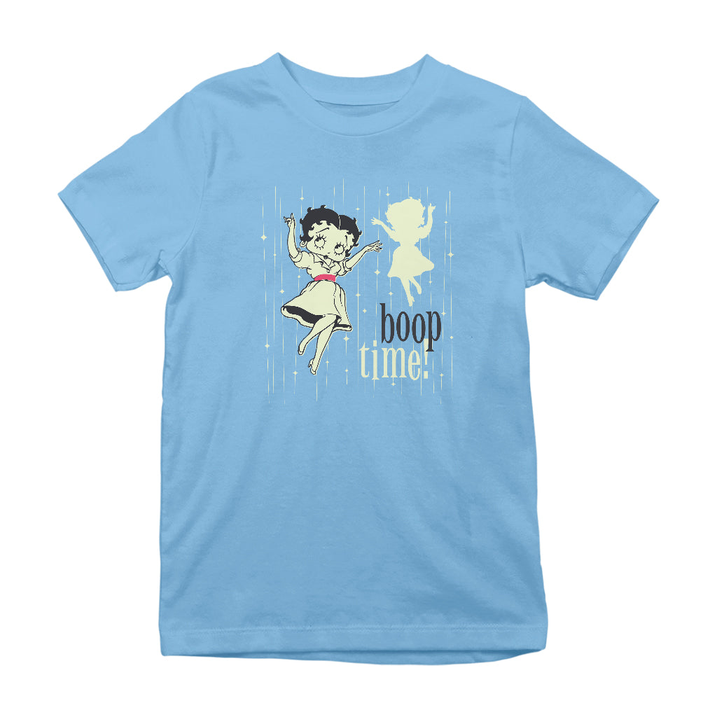 Betty Boop Boop Time 1950's Style Art Kids T-Shirt-Betty Boop Shop