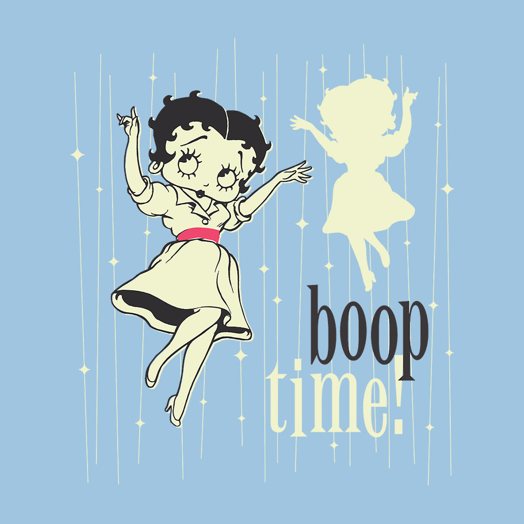 Betty Boop Boop Time 1950's Style Art Women's T-Shirt-Betty Boop Shop