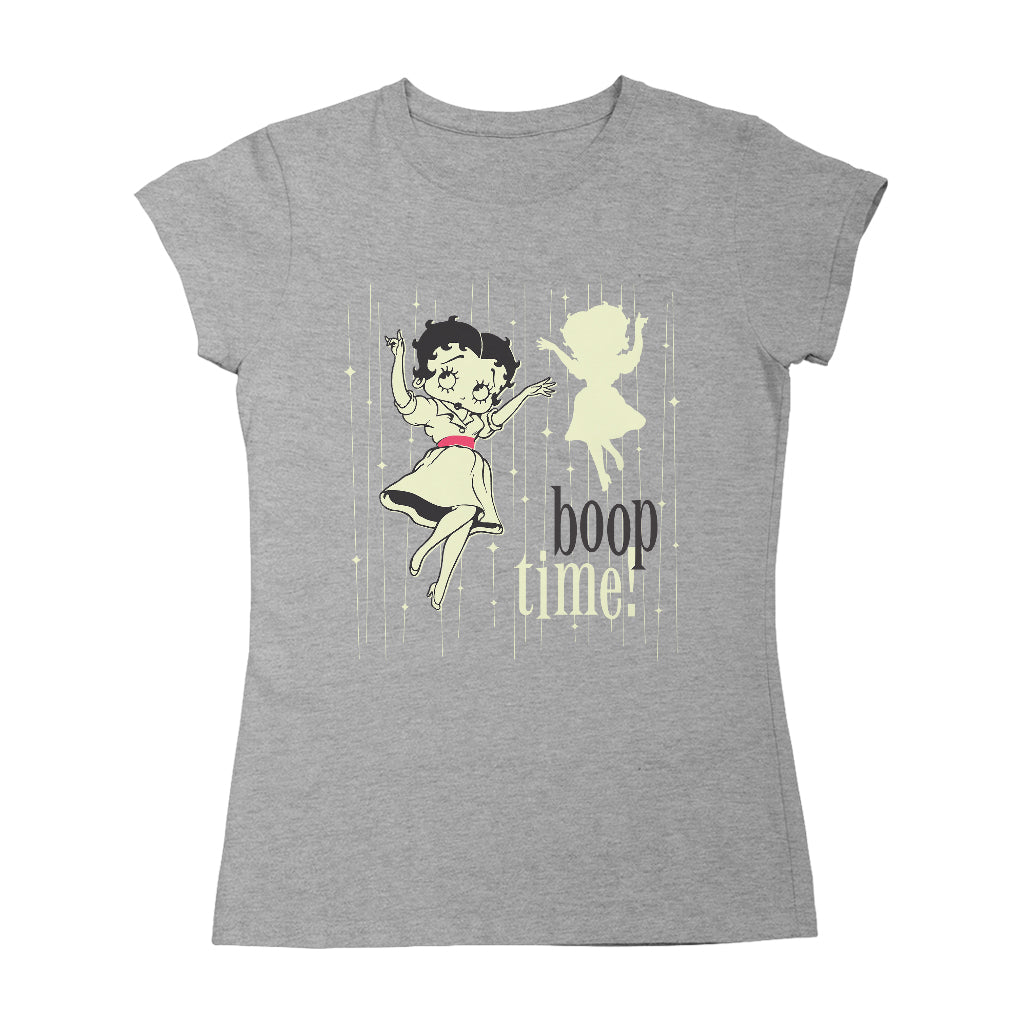 Betty Boop Boop Time 1950's Style Art Women's T-Shirt