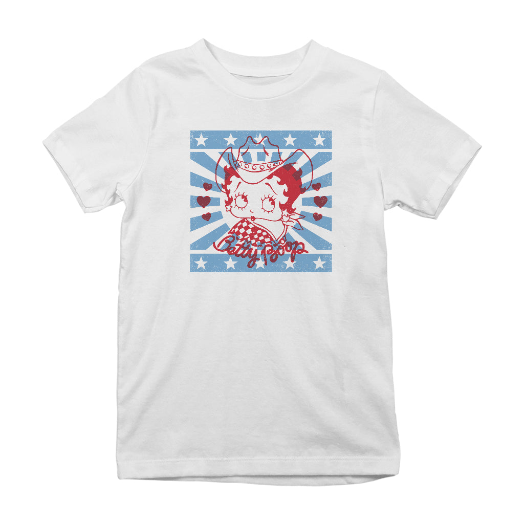 Betty Boop Country Music Star Kids T-Shirt