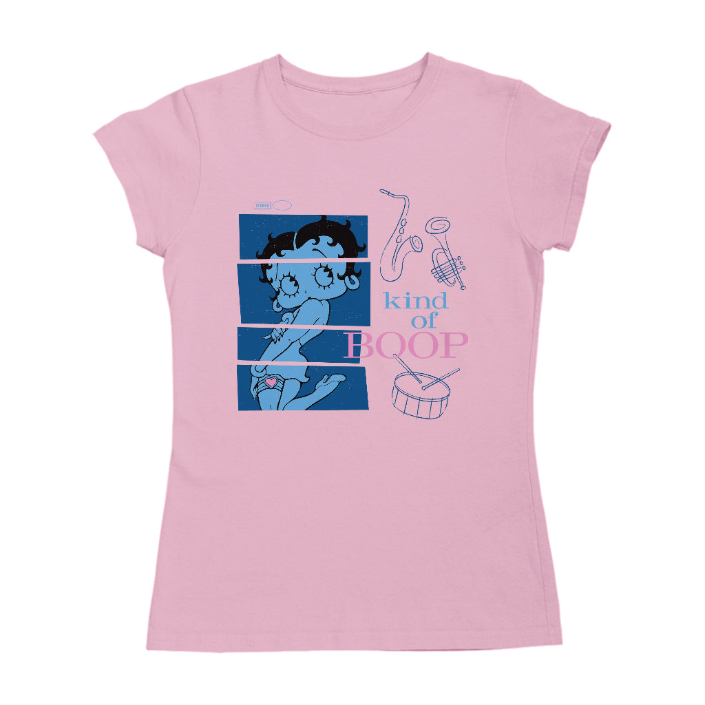 Betty Boop Jazz Album Parody Women's T-Shirt-Betty Boop Shop