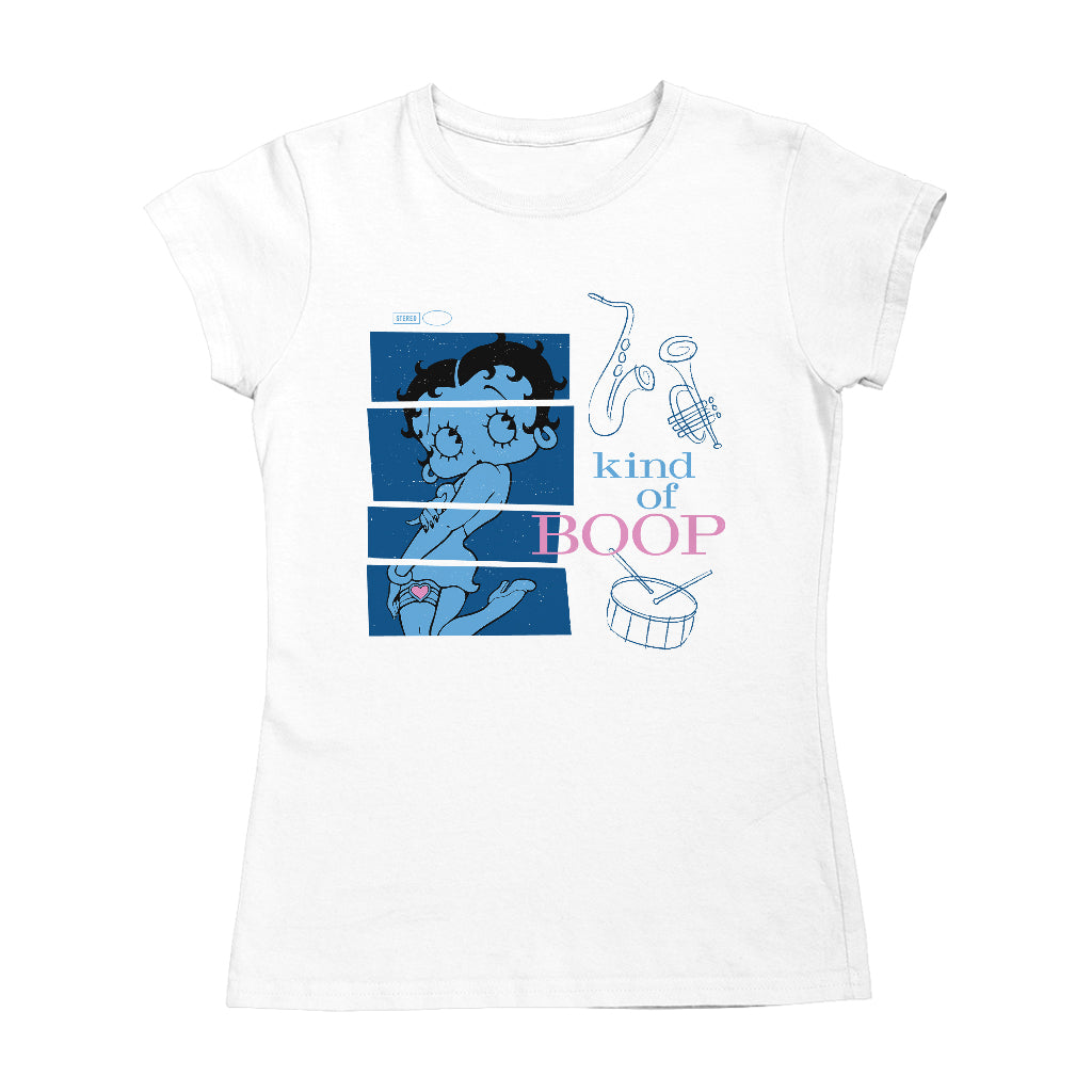 Betty Boop Jazz Album Parody Women's T-Shirt-Betty Boop Shop