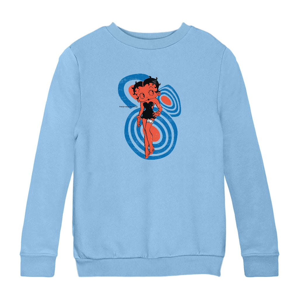 Boop Oop a Doop Betty Kids Sweatshirt-Betty Boop Shop