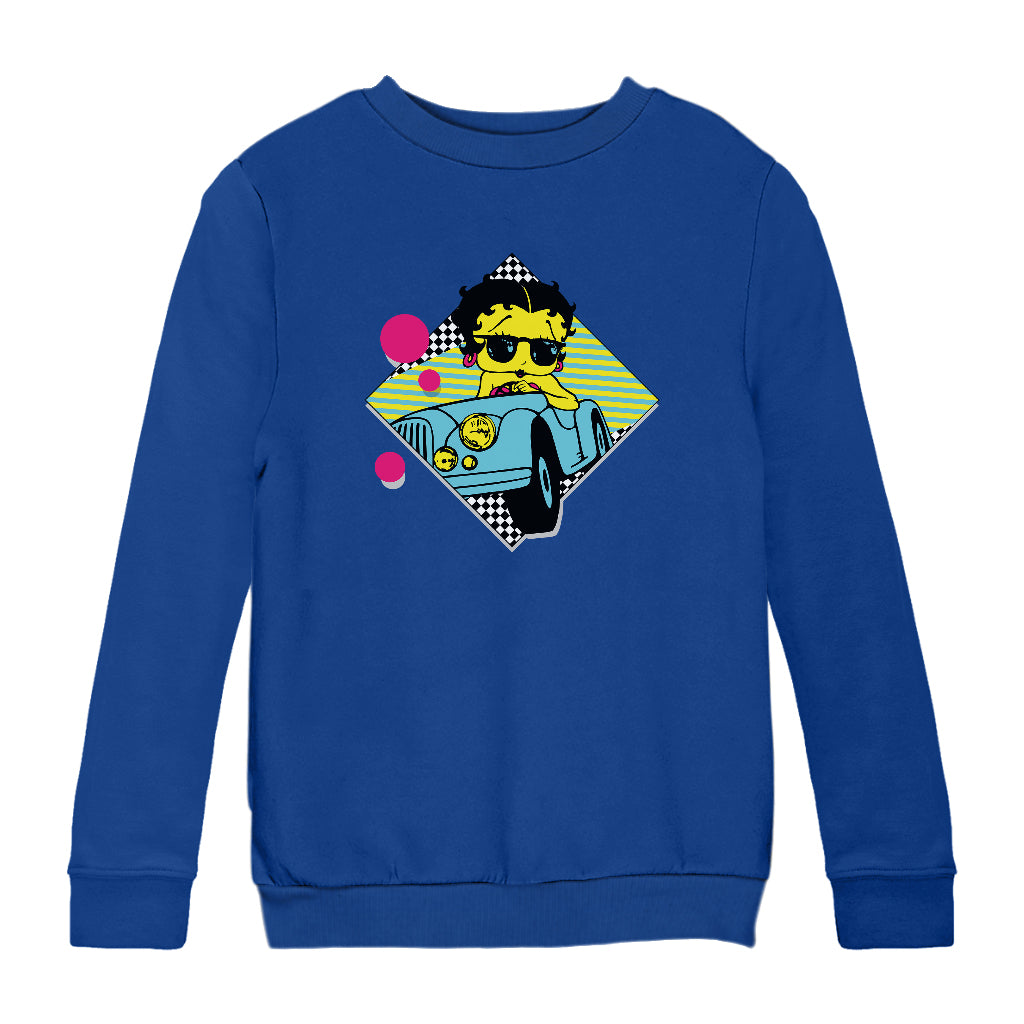 Betty Playlist Pop 80s Kids Sweatshirt-Betty Boop Shop