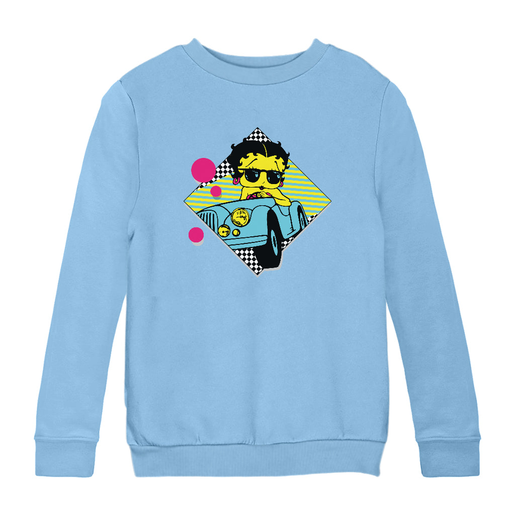 Betty Playlist Pop 80s Kids Sweatshirt-Betty Boop Shop