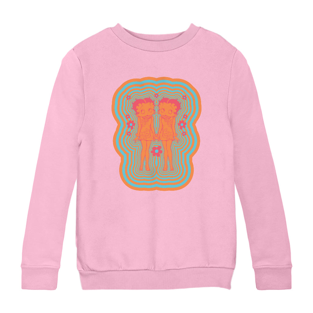 Betty Playlist Psychedelic 60s Kids Sweatshirt