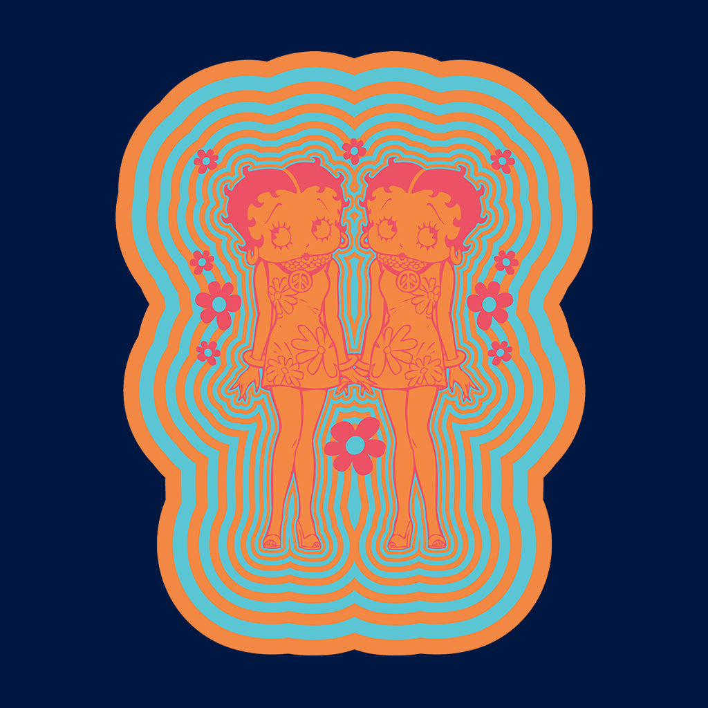 Betty Playlist Psychedelic 60s Women's T-Shirt-Betty Boop Shop