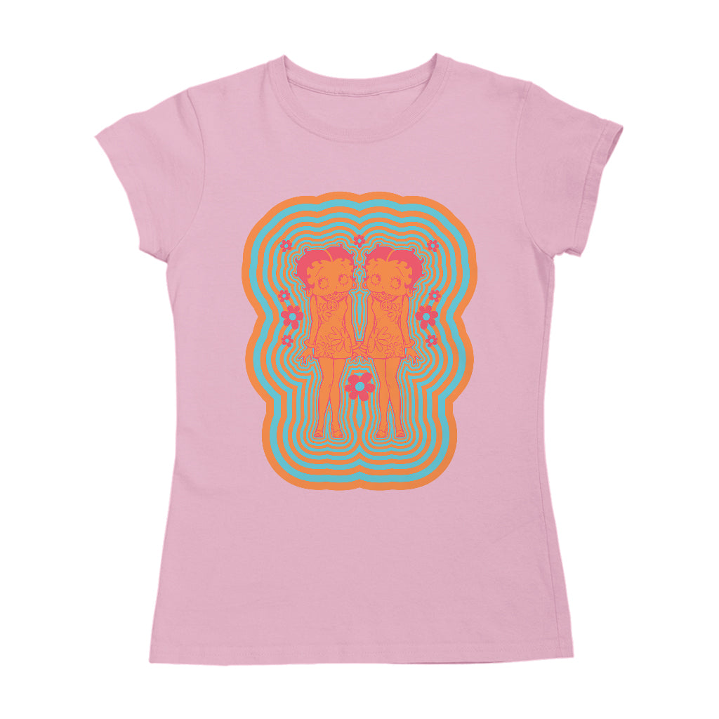 Betty Playlist Psychedelic 60s Women's T-Shirt-Betty Boop Shop