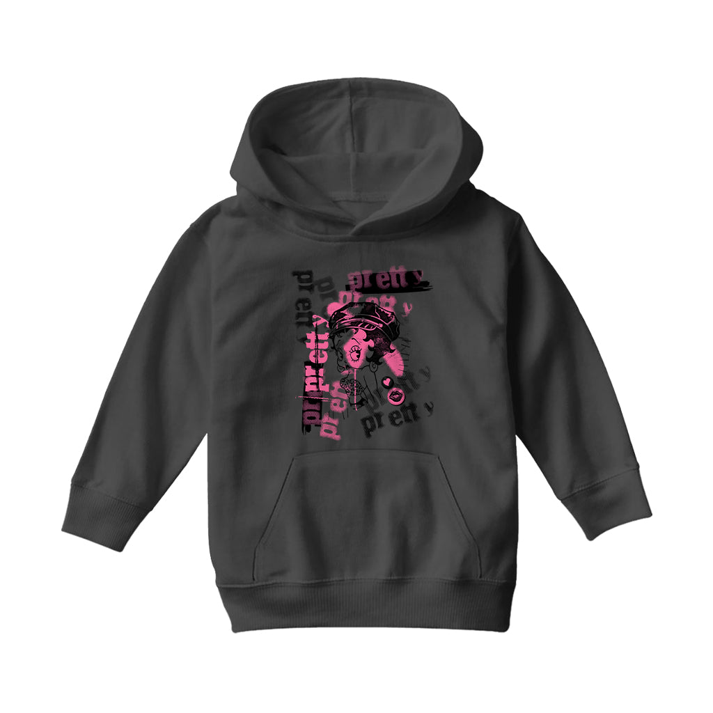 Betty Playlist 70s Punk Kids Hooded Sweatshirt-Betty Boop Shop