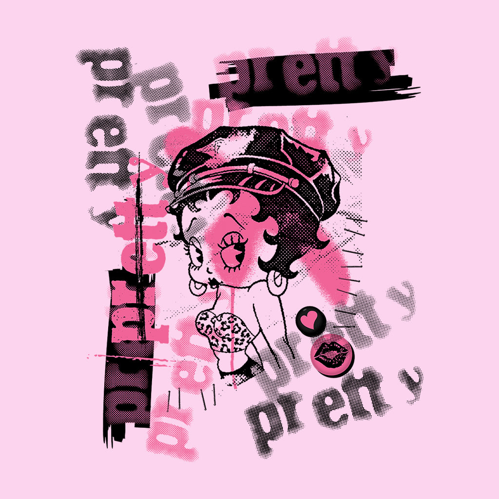 Betty Playlist 70s Punk Kids Hooded Sweatshirt-Betty Boop Shop