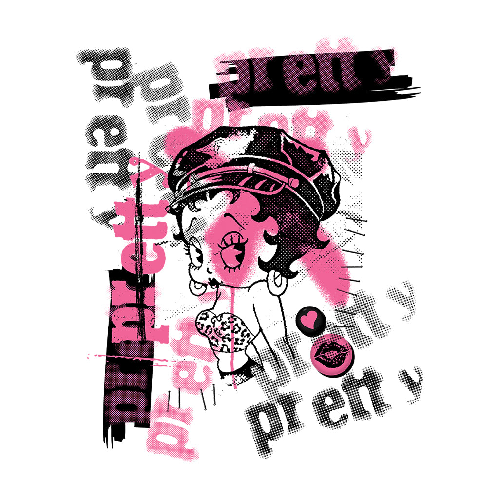 Betty Playlist 70s Punk Kids T-Shirt-Betty Boop Shop