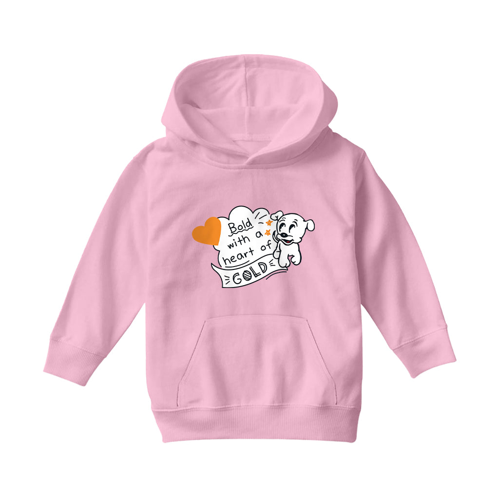 Betty Boop Bold With A Heart Pudgy Kids Hooded Sweatshirt