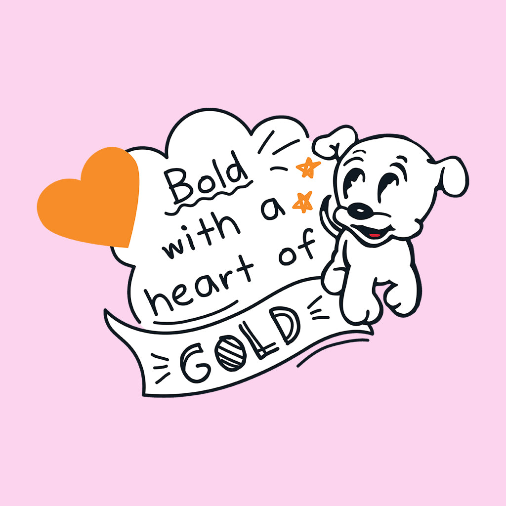 Betty Boop Bold With A Heart Pudgy Kids Hooded Sweatshirt-Betty Boop Shop