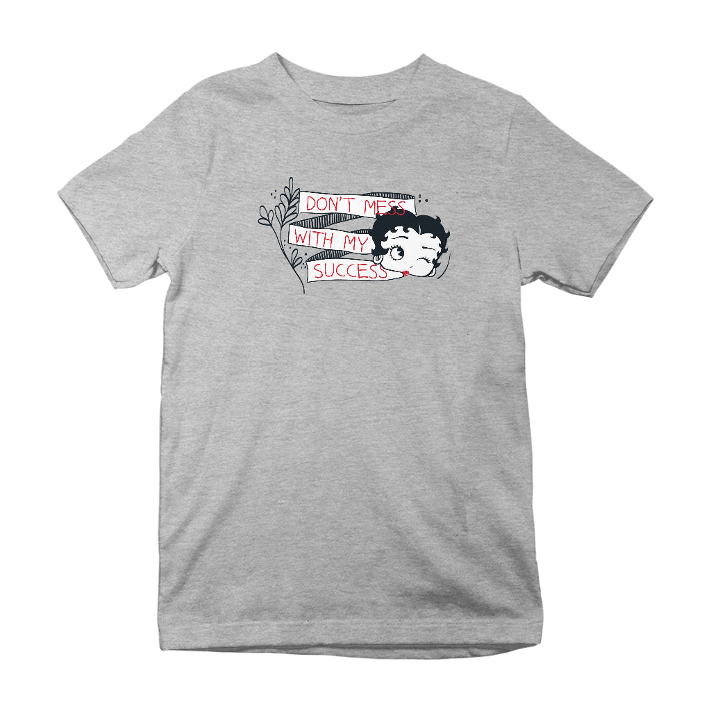 Betty Boop Don't Mess With My Success Kids T-Shirt