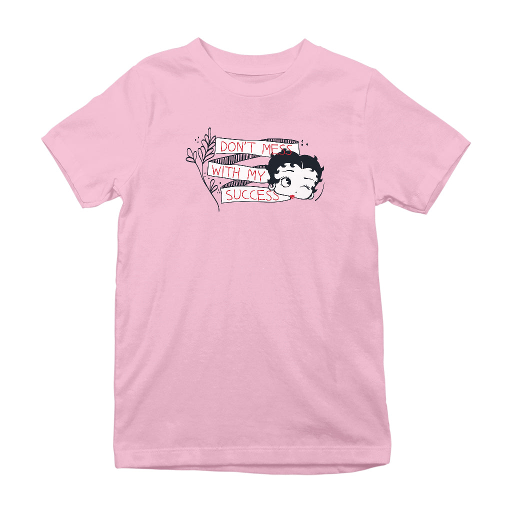 Betty Boop Don't Mess With My Success Kids T-Shirt-Betty Boop Shop
