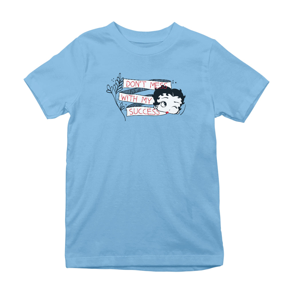 Betty Boop Don't Mess With My Success Kids T-Shirt-Betty Boop Shop