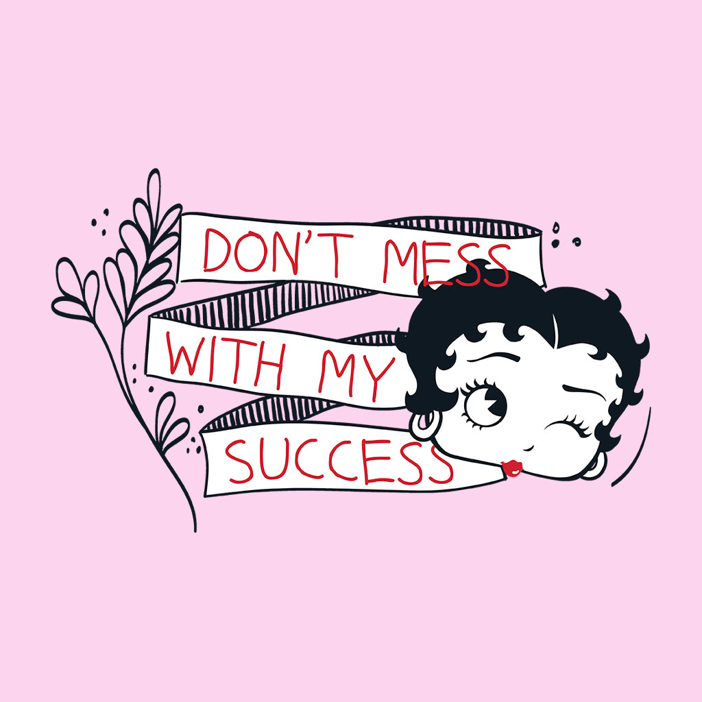 Betty Boop Don't Mess With My Success Men's Hooded Sweatshirt-Betty Boop Shop