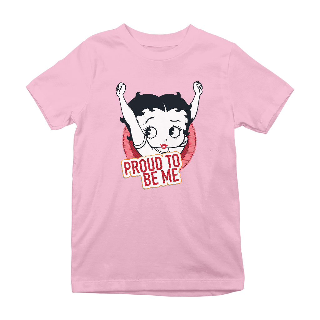 Betty Boop Proud To Be Me Kids T-Shirt