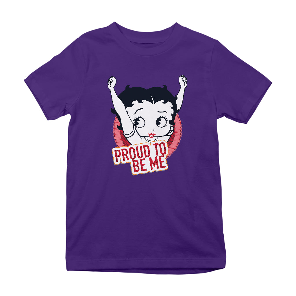 Betty Boop Proud To Be Me Kids T-Shirt-Betty Boop Shop