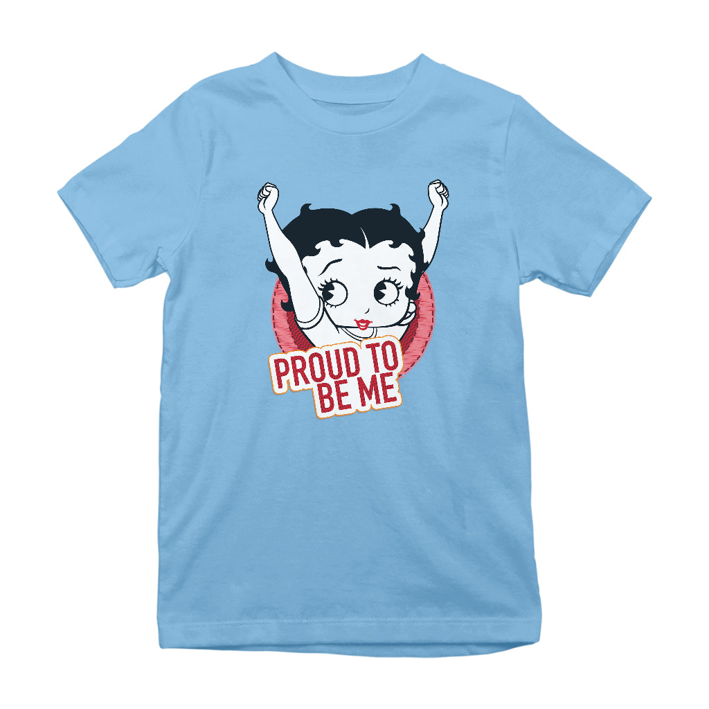 Betty Boop Proud To Be Me Kids T-Shirt-Betty Boop Shop