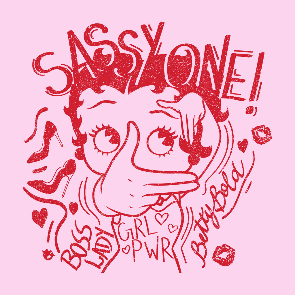 Betty Boop Sassy One Boss Lady Kids Sweatshirt-Betty Boop Shop