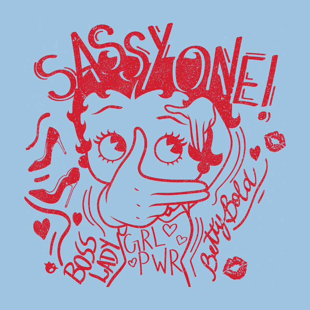 Betty Boop Sassy One Boss Lady Kids Sweatshirt-Betty Boop Shop