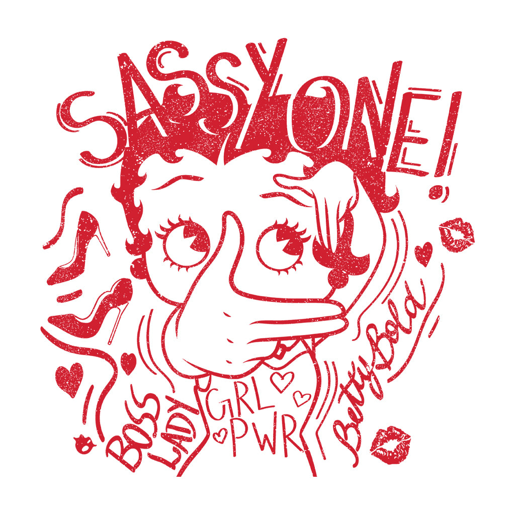 Betty Boop Sassy One Boss Lady Kids Sweatshirt-Betty Boop Shop