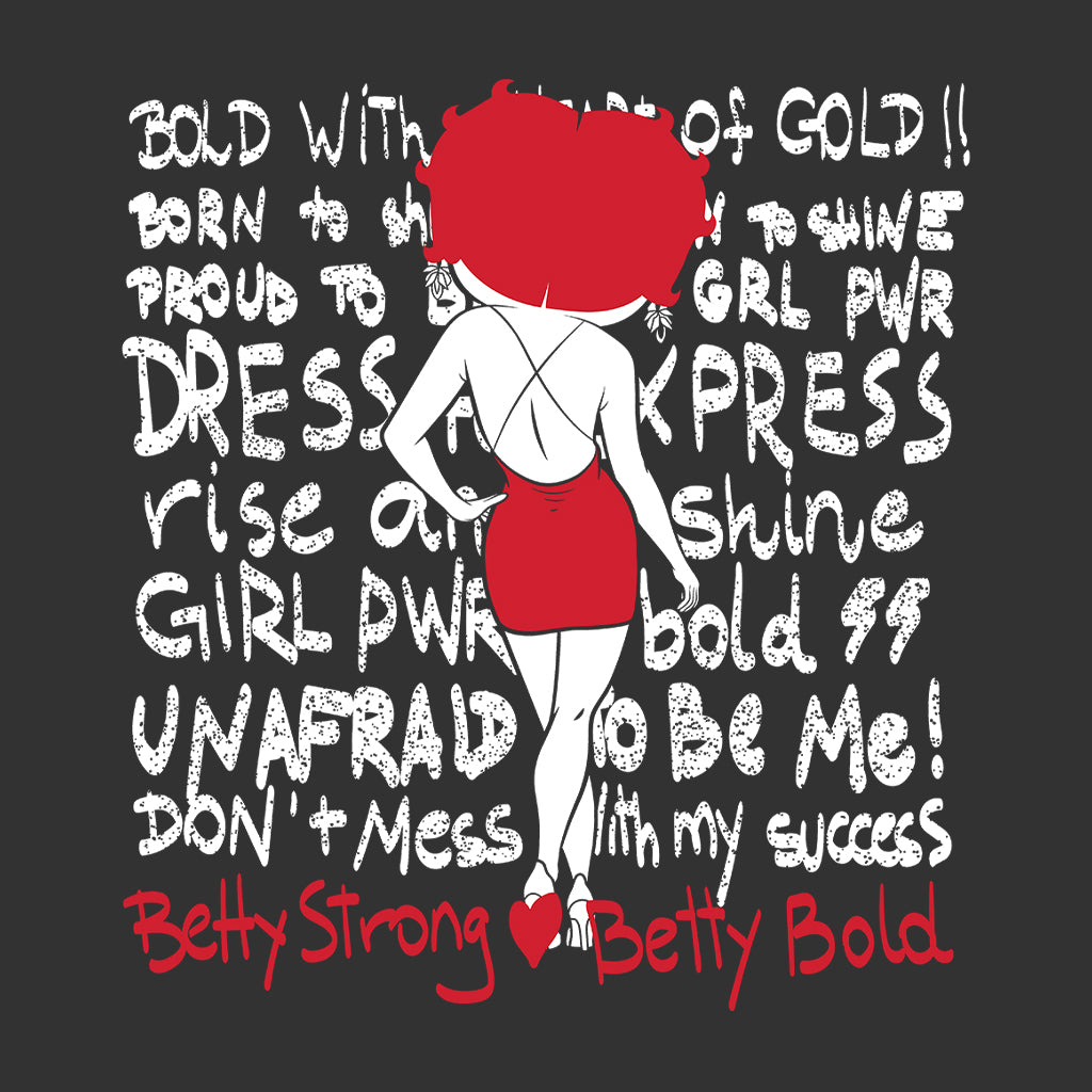 Betty Boop Strong Betty Bold Kids Sweatshirt-Betty Boop Shop