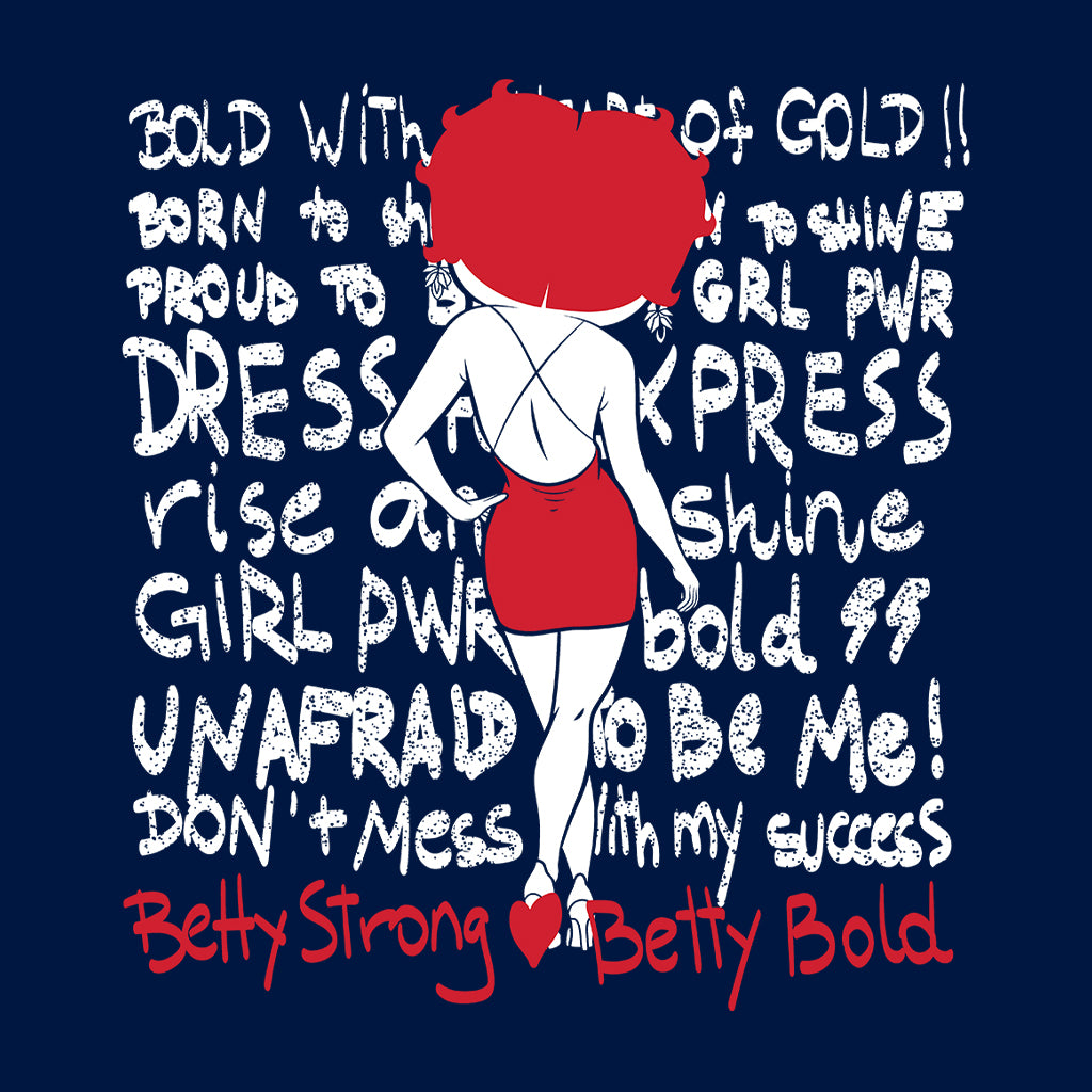 Betty Boop Strong Betty Bold Kids Sweatshirt-Betty Boop Shop