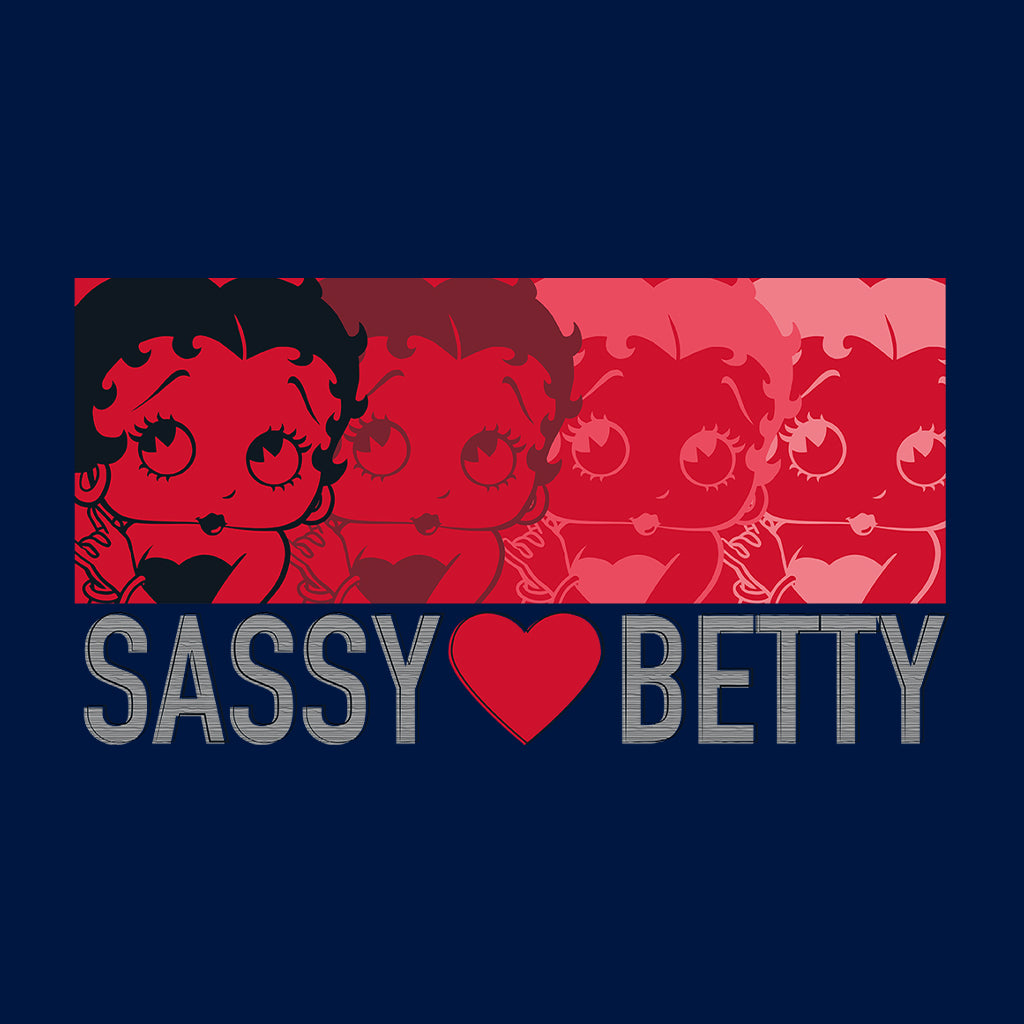 Betty Boop Sassy Heart Betty Kids Sweatshirt-Betty Boop Shop