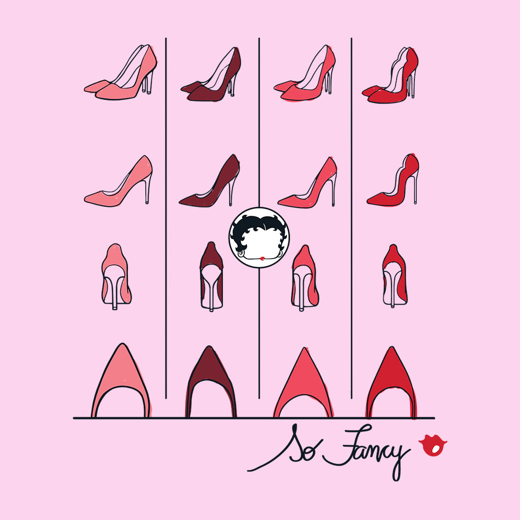Betty Boop High Heels So Fancy Kids T-Shirt-Betty Boop Shop