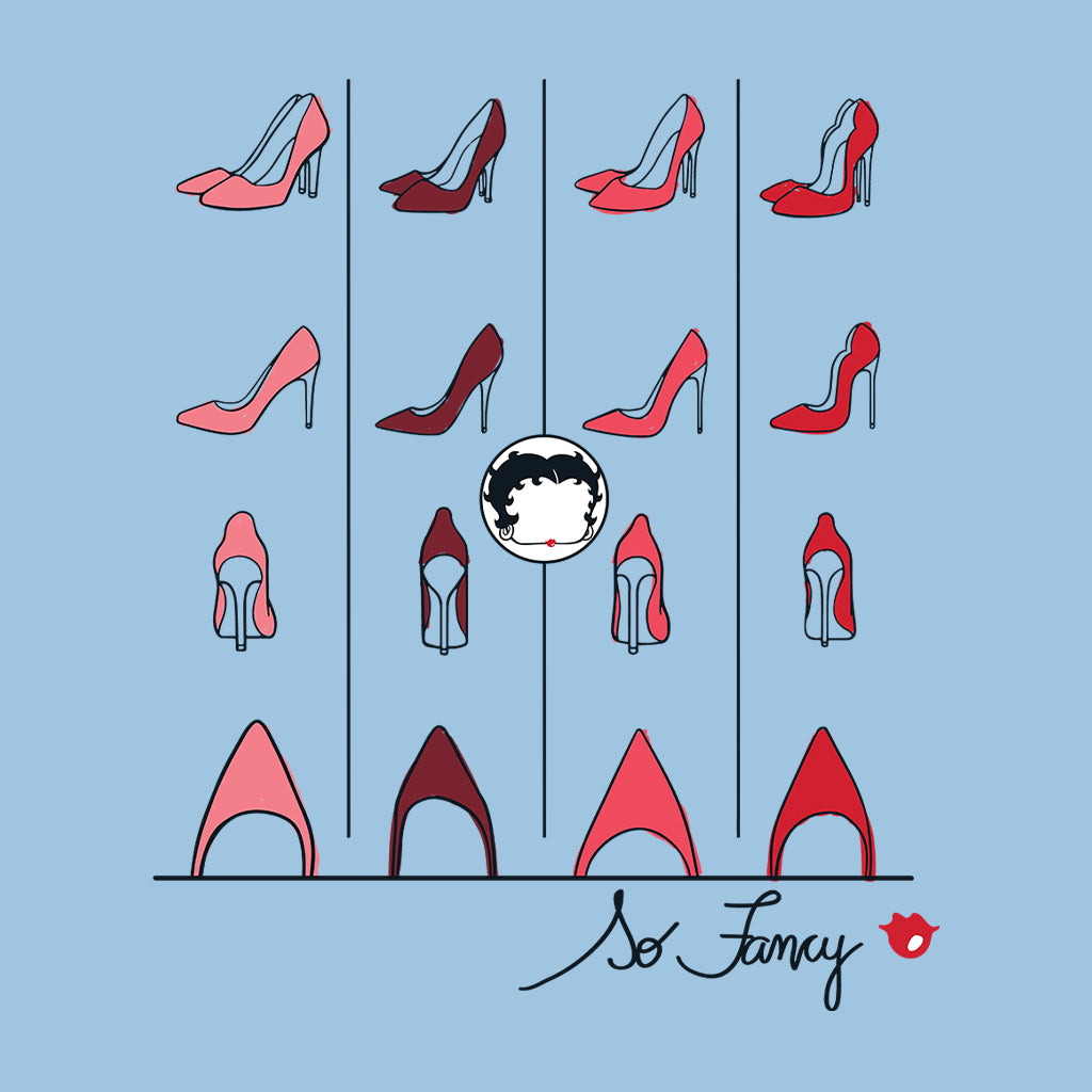 Betty Boop High Heels So Fancy Men's T-Shirt-Betty Boop Shop