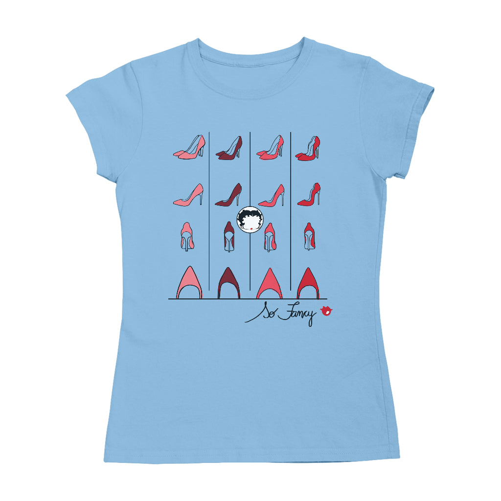 Betty Boop High Heels So Fancy Women's T-Shirt-Betty Boop Shop