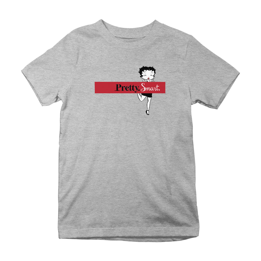Betty Boop Pretty. Smart. Kids T-Shirt