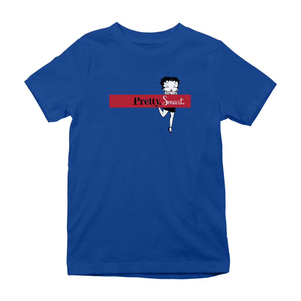 Betty Boop Pretty. Smart. Kids T-Shirt-Betty Boop Shop