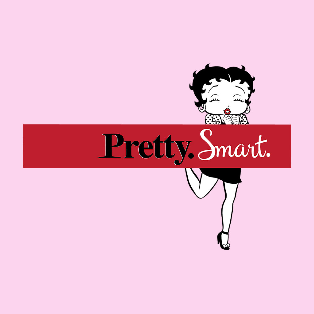 Betty Boop Pretty. Smart. Kids Hooded Sweatshirt-Betty Boop Shop