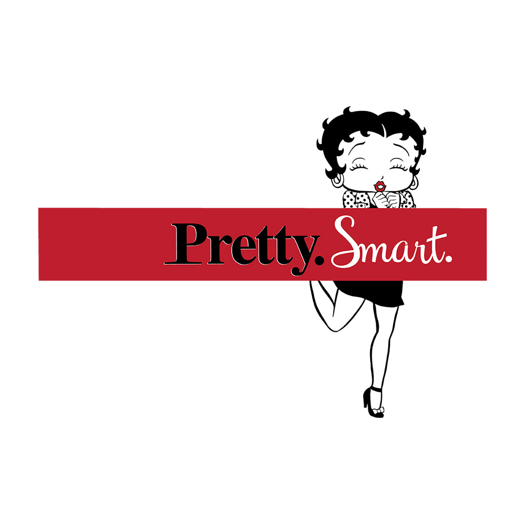 Betty Boop Pretty. Smart. Kids Hooded Sweatshirt-Betty Boop Shop