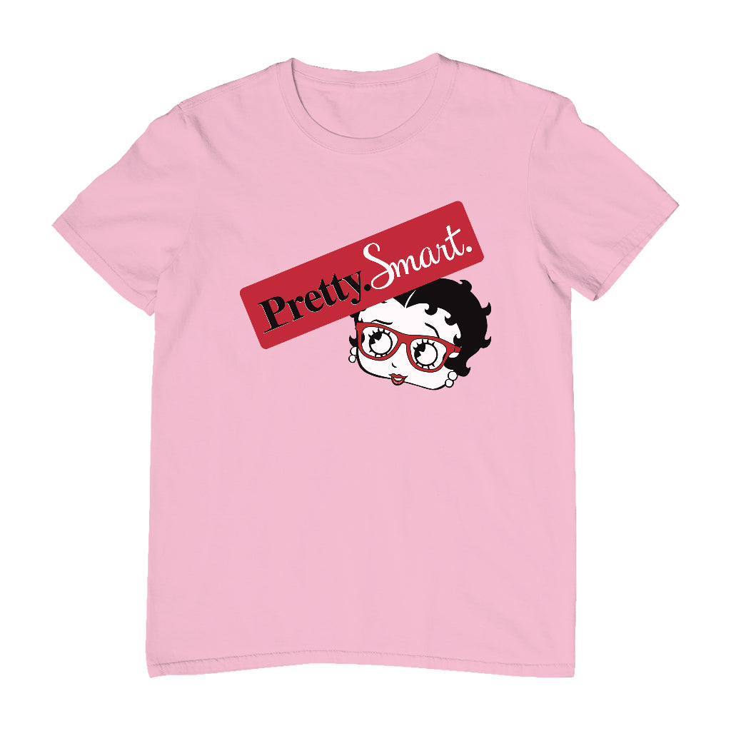 Betty Boop Glasses Pretty. Smart. Men's T-Shirt-Betty Boop Shop