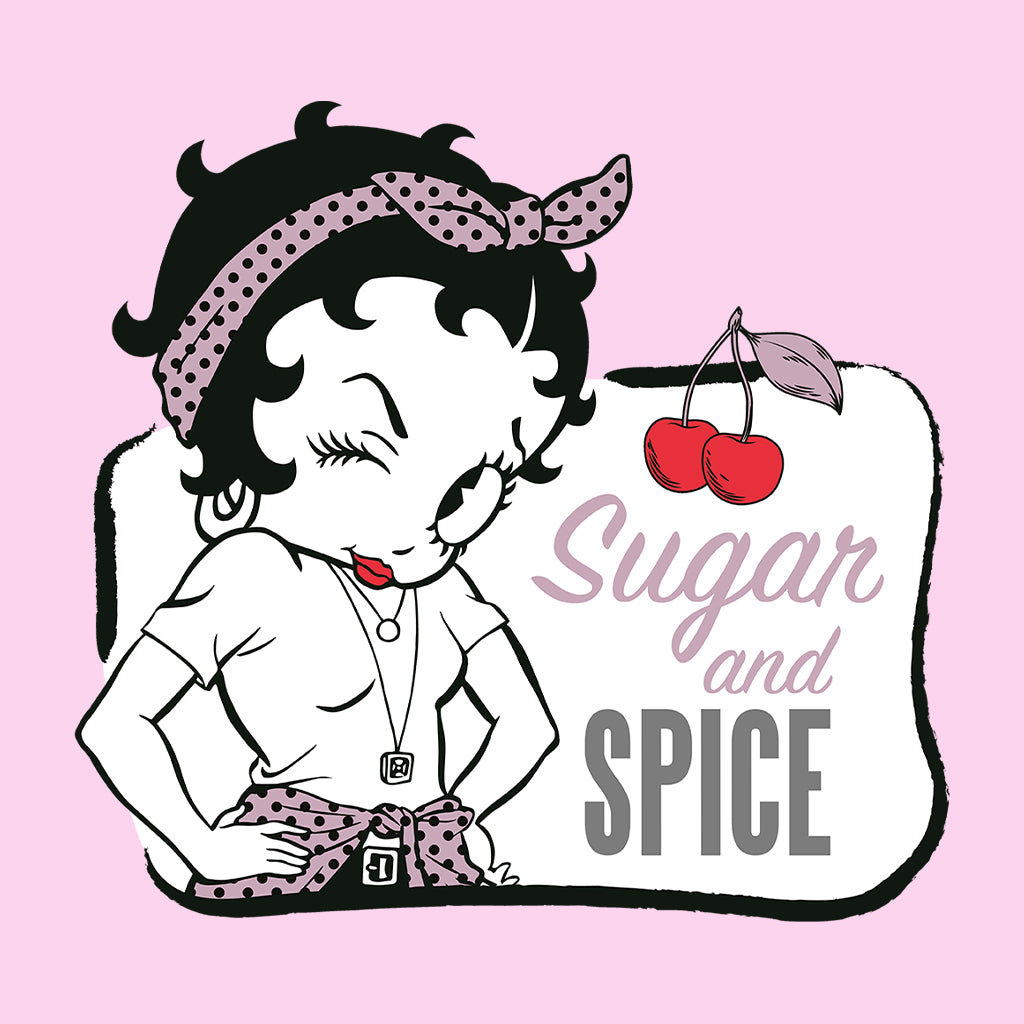 Betty Boop Sugar And Spice Cherry Men's Sweatshirt-Betty Boop Shop