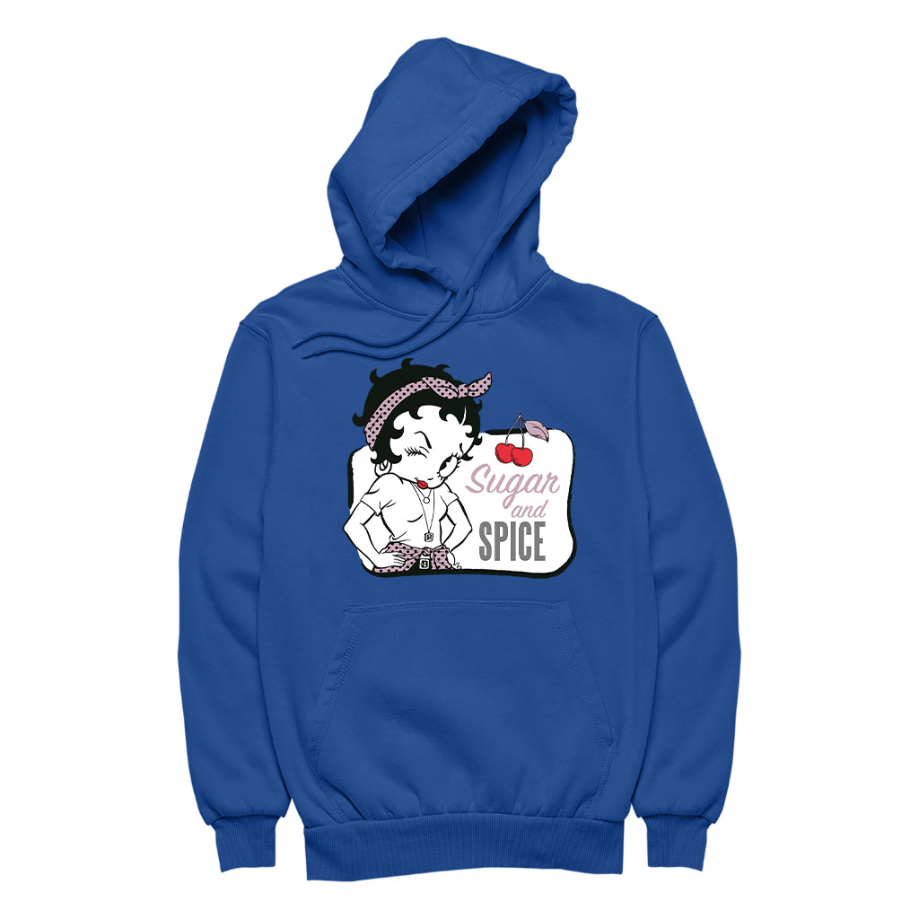 Betty Boop Sugar And Spice Cherry Men's Hooded Sweatshirt