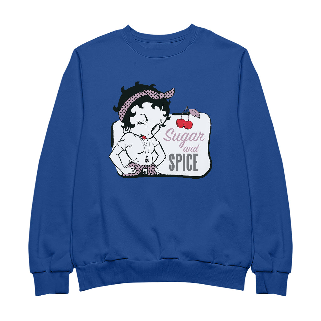 Betty Boop Sugar And Spice Cherry Men's Sweatshirt