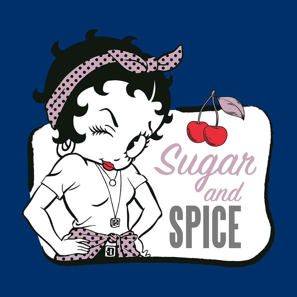 Betty Boop Sugar And Spice Cherry Men's Sweatshirt-Betty Boop Shop