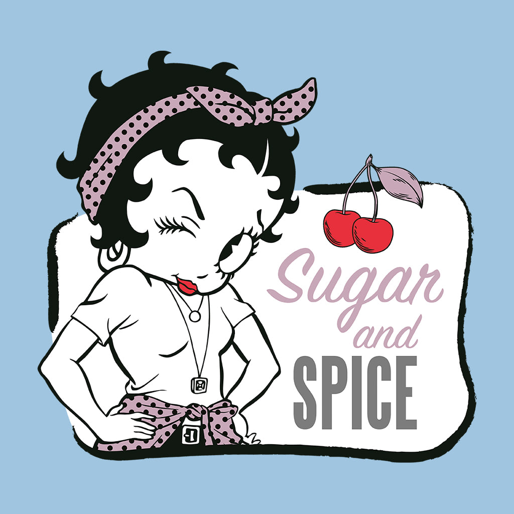 Betty Boop Sugar And Spice Cherry Men's Sweatshirt-Betty Boop Shop